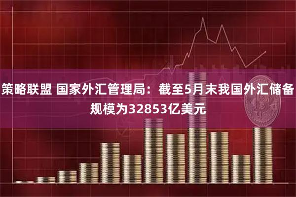 策略联盟 国家外汇管理局：截至5月末我国外汇储备规模为32853亿美元