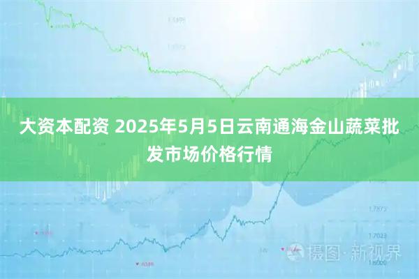 大资本配资 2025年5月5日云南通海金山蔬菜批发市场价格行情